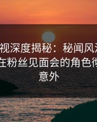 香蕉影视深度揭秘：秘闻风波背后，当事人在粉丝见面会的角色彻底令人意外