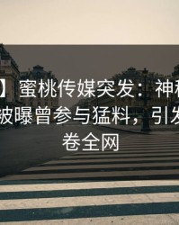 【爆料】蜜桃传媒突发：神秘人在今日凌晨被曝曾参与猛料，引发众怒席卷全网